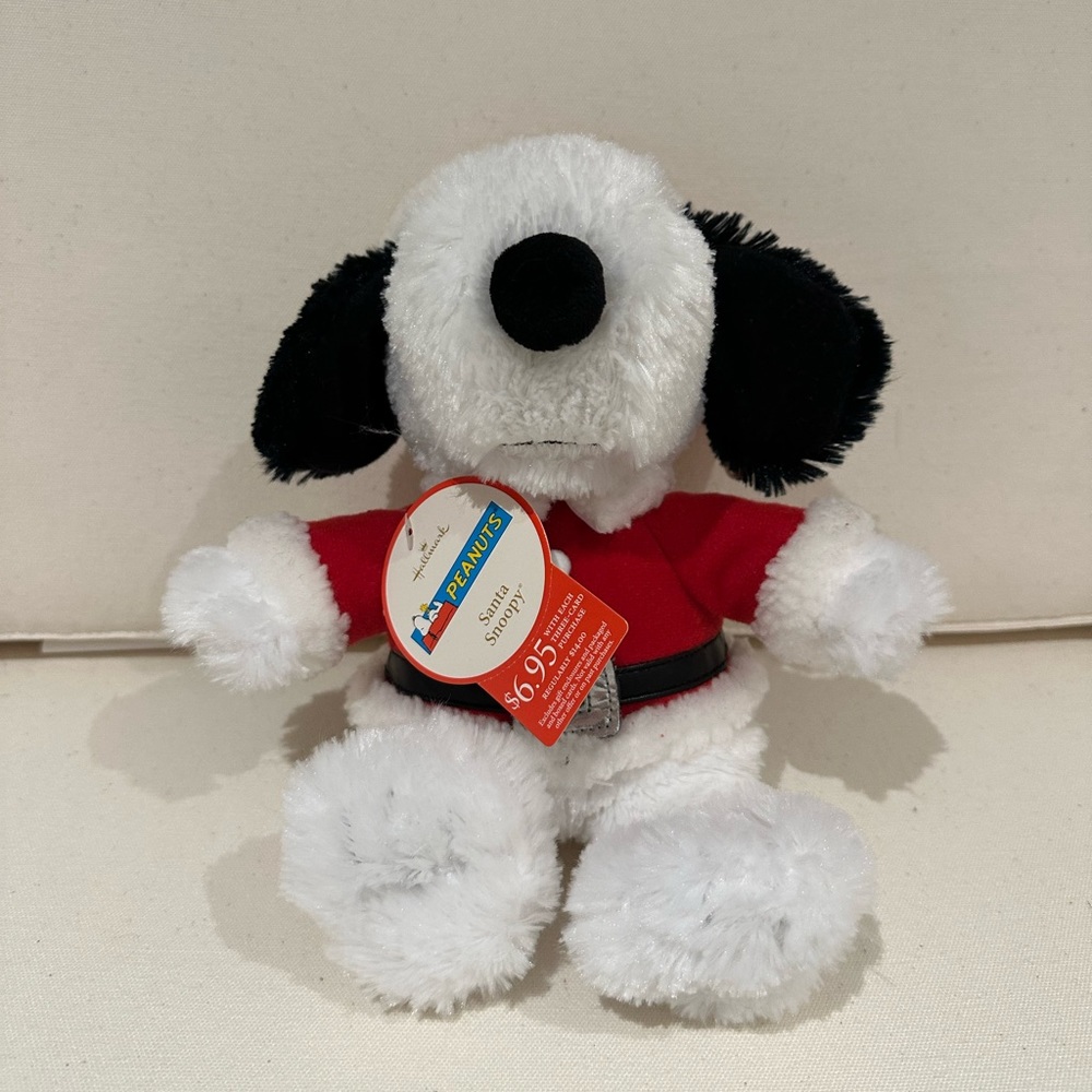 Hallmark Peanuts Snoopy Santa Plush